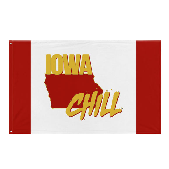 Red Iowa Chill Flag