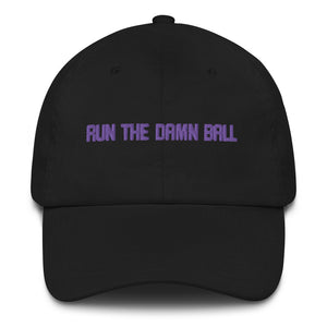 Run The Damn Ball Hat - Purple/Gold