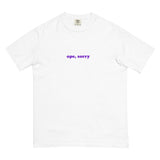 Ope Sorry Comfort T - White/Purple