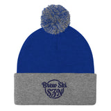 Embroidered Brew Ski Season Pom Beanie