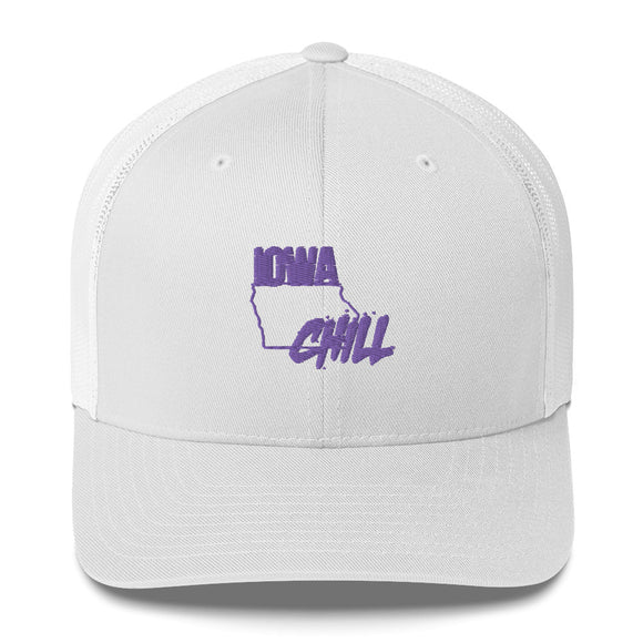 Iowa Chill State Schools Trucker Cap - Purple/Gold