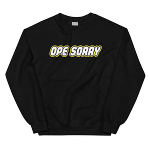 Block Ope Sorry Crewneck