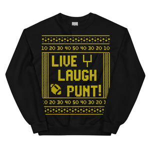Live Laugh Punt Ugly Sweater