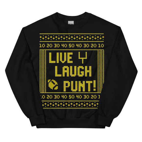 Live Laugh Punt Ugly Sweater