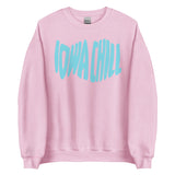 Spring Iowa Chill Cloud Print Crewneck