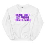 Tailgate Sober Crewneck - Purple/Gold