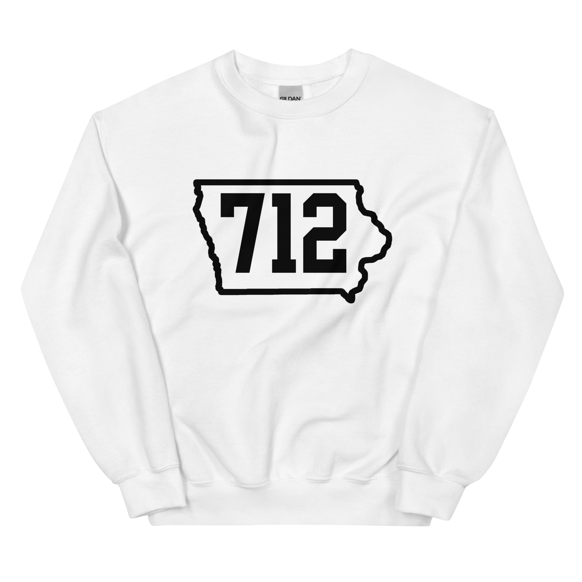 Area Code 712 Crewneck – Iowa Chill