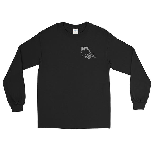 Embroidered Ghost Logo Long Sleeve