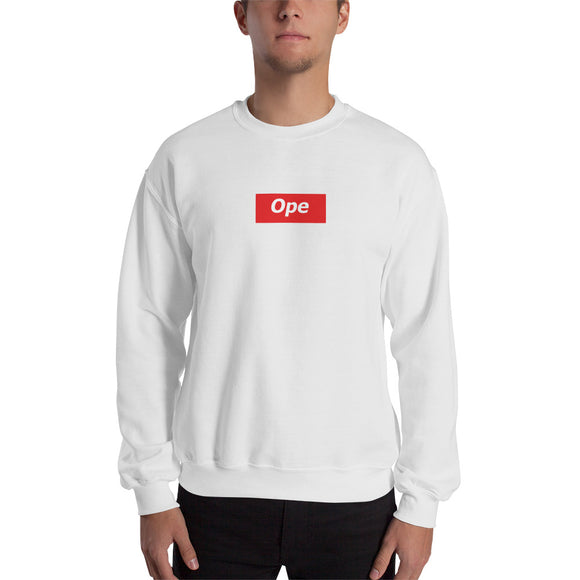 Ope Supreme Crewneck Sweatshirt, , ope, Ope Supreme, sweatshirt - Iowa Chill