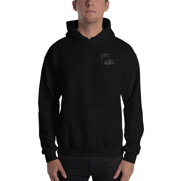 Ghost Mode Embroidered Hoodie, , sweatshirts - Iowa Chill