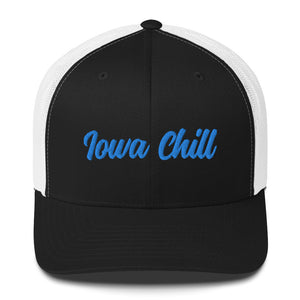 Iowa Chill Text Logo Trucker Hat