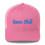 Iowa Chill Text Logo Trucker Hat