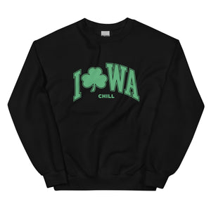 I☘wa Chill St. Paddy's College Crew Neck