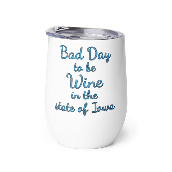 Iowa Chill Wine Tumbler